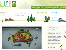 Tablet Screenshot of landcarelife.com